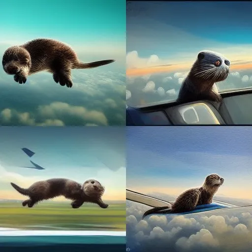 AI otters on planes